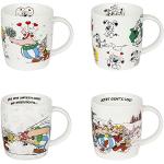 Reduzierte Könitz Asterix & Obelix Kaffeebecher aus Porzellan 4-teilig 