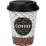 Dunkelbraune Könitz Coffee-to-go-Becher & Travel Mugs aus Porzellan spülmaschinenfest 