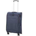 Blaue koffer-direkt.de TwoTravel Trolleys mit 4 Rollen abschließbar 