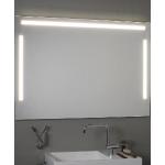 Weiße Wandspiegel mit Beleuchtung aus Kristall LED beleuchtet 