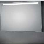 Weiße Wandspiegel mit Beleuchtung aus Kristall LED beleuchtet 