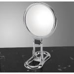 Silberne Koh-i-Noor Badspiegel & Badezimmerspiegel aus Chrom doppelseitig 