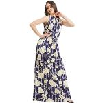 Himmelblaue Ärmellose Koh Koh Maxi Lange Abendkleider für Damen Größe XXL für den für den Sommer 