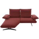 Rote Koinor L-förmige Zweisitzer-Sofas aus Textil Breite 150-200cm, Höhe 200-250cm, Tiefe 200-250cm 2 Personen 