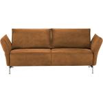 Orange Moderne Zweisitzer-Sofas aus Büffelleder mit Armlehne Breite 150-200cm, Höhe 50-100cm, Tiefe 50-100cm 