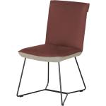 Rote Koinor Esszimmerstühle & Küchenstühle aus Leder Breite 0-50cm, Höhe 50-100cm, Tiefe 50-100cm 