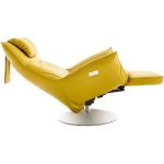 Gelbe Koinor Relaxsessel Leder aus Leder 