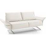 Weiße Koinor Zweisitzer-Sofas aus Leder Breite 150-200cm, Höhe 150-200cm, Tiefe 50-100cm 2 Personen 