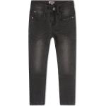 Reduzierte Schwarze Koko Noko Slim Jeans für Kinder mit Reißverschluss aus Baumwolle für Jungen Größe 110 