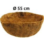 Kokoseinsatz L für Hängekorb Bellissa Haas Naturfaser Ø 55 cm H 19 cm braun