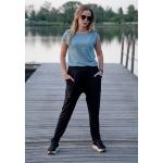 Schwarze KOKOworld Nachhaltige Baggy-Pants & Baggy-Hosen aus Viskose für Damen Größe M für den für den Sommer 