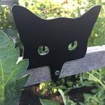 Katzenfiguren für den Garten mit Tiermotiv aus Kunststein UV-beständig 