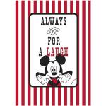 Komar Disney Edition 4 Poster Mickey Mouse Laugh (Disney, B x H: 50 x 70 cm)
