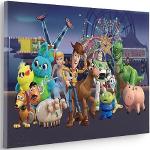 Bunte Komar Toy Story Nachhaltige Kinderzimmer Bilder aus Massivholz Querformat 60x40 