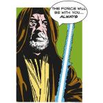 Bunte Komar Star Wars Obi-Wan Kenobi Rechteckige Wohnaccessoires 