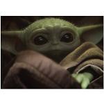 Reduzierte Bunte Komar Star Wars Yoda Nachhaltige Poster 40x50 