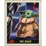 Reduzierte Bunte Komar Star Wars Yoda Nachhaltige Poster 30x40 