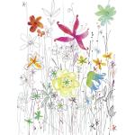 Komar VLIESTAPETE Joli , Mehrfarbig , Papier , Floral , 184x248 cm , Made in Germany, FSC MIX , Tapeten Shop, Tapeten