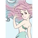 Komar Aquarell Arielle die Meerjungfrau Arielle Poster 30x40 