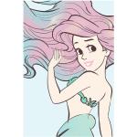 Komar Aquarell Arielle die Meerjungfrau Arielle Poster 50x70 