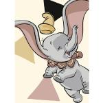 Bunte Komar Dumbo Poster aus Papier 30x40 