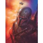 Bunte Komar Star Wars The Mandalorian Poster aus Papier 30x40 