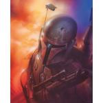 Bunte Komar Star Wars The Mandalorian Poster aus Papier 40x50 