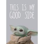 Schokoladenbraune Komar Star Wars Yoda Baby Yoda / The Child Bilder & Wandbilder 50x70 