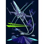 Komar Star Wars X-Wing Nachhaltige Kunstdrucke mit Weltallmotiv 