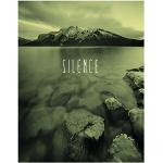 Komar Wandbild | Word Lake Silence Sand | Poster,