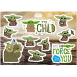 Graue Komar Star Wars Yoda Baby Yoda / The Child Wandtattoos & Wandaufkleber 