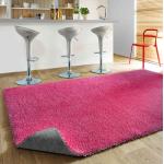 Komfort Shaggy Teppich Happy Wash, Farbe:Pink, Größe:200 x 220 cm