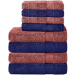 Reduzierte Marineblaue Handtücher Sets aus Frottee trocknergeeignet 70x140 4-teilig 