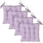 Violette Stuhlkissen Sets aus Baumwolle 40x40 4-teilig 