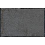 Anthrazitfarbene Wash & Dry Fußmatten aus Textil maschinenwaschbar 