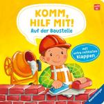 Braune Ravensburger Baustellen Kinder Rutscher aus Holz für 12 - 24 Monate 