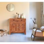 Braune Kolonialstil Kleinmöbel aus Massivholz mit Schublade Breite 0-50cm, Höhe 0-50cm, Tiefe 0-50cm 