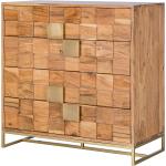 Reduzierte Braune kollected Kleinmöbel aus Massivholz mit Schublade Breite 50-100cm, Höhe 50-100cm, Tiefe 0-50cm 