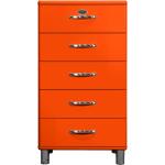 Orange Tenzo Malibu Kleinmöbel aus MDF Breite 50-100cm, Höhe 100-150cm, Tiefe 0-50cm 