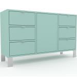 Kommode Mint - Lowboard: Schubladen in Mint & Türen in Mint - Hochwertige Materialien - 118 x 72 x 35 cm, konfigurierbar