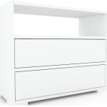 Weiße Mycs Design Kommoden mit Schublade Breite 0-50cm, Höhe 50-100cm, Tiefe 50-100cm 