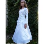 Weiße Kinderkleider mit Bolero für Mädchen Größe 146 