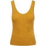 Gelbe KOMODO Bio Nachhaltige Crop-Tops & Bauchfreie Tops Handwäsche für Damen Größe L für den für den Sommer 