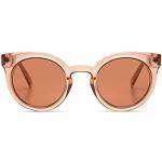 KOMONO Lulu Dry Rose Gold Rim Unisex Cat-eye Bio Nylon G850 Sunglasses for Men and Women with UV Protection and Scratch-Resistant Lenses