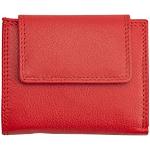 Rote Josephine Osthoff Mini Geldbörsen aus Leder mit RFID-Schutz für Damen klein 
