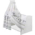 Weiße SCHARDT Classic-Line Komplette Babybetten aus Massivholz 70x140 