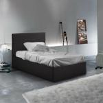 Reduzierte Schwarze Betten mit Bettkasten aus Holz mit Stauraum 80x190 