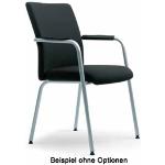 Hellblaue Karo Moderne Rovo Ergonomische Bürostühle & orthopädische Bürostühle  pulverbeschichtet aus Leder gepolstert Breite 50-100cm, Höhe 50-100cm 