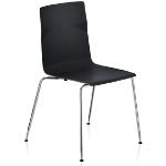 Anthrazitfarbene Sedus Meet Chair Besprechungsstühle mit Kopenhagen-Motiv aus Kunststoff stapelbar Breite 50-100cm, Höhe 50-100cm, Tiefe 50-100cm 
