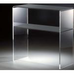 Moderne Topdesign Rechteckige Konsolentische aus Plexiglas Breite 50-100cm, Höhe 50-100cm, Tiefe 0-50cm 